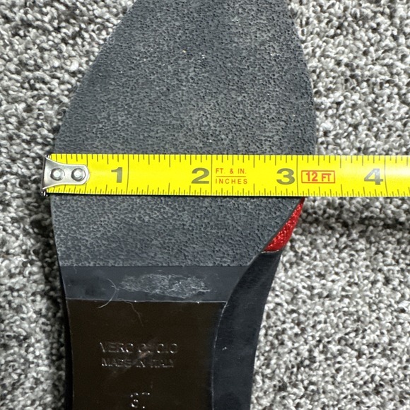 Victorio Bianchi Womens Greyhound Hound 37 Italy Vero Cuoio Loafers Shoes - Picture 7 of 8